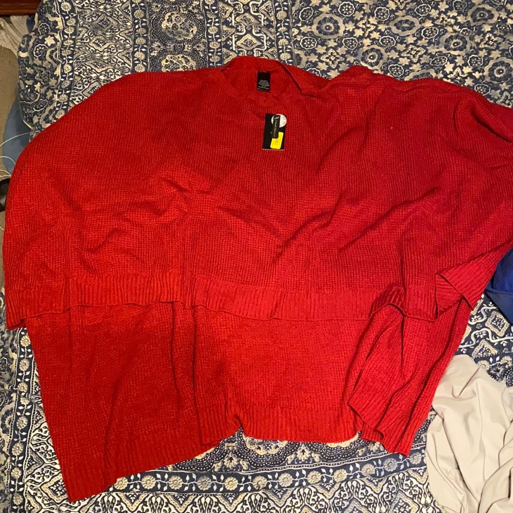 Red poncho